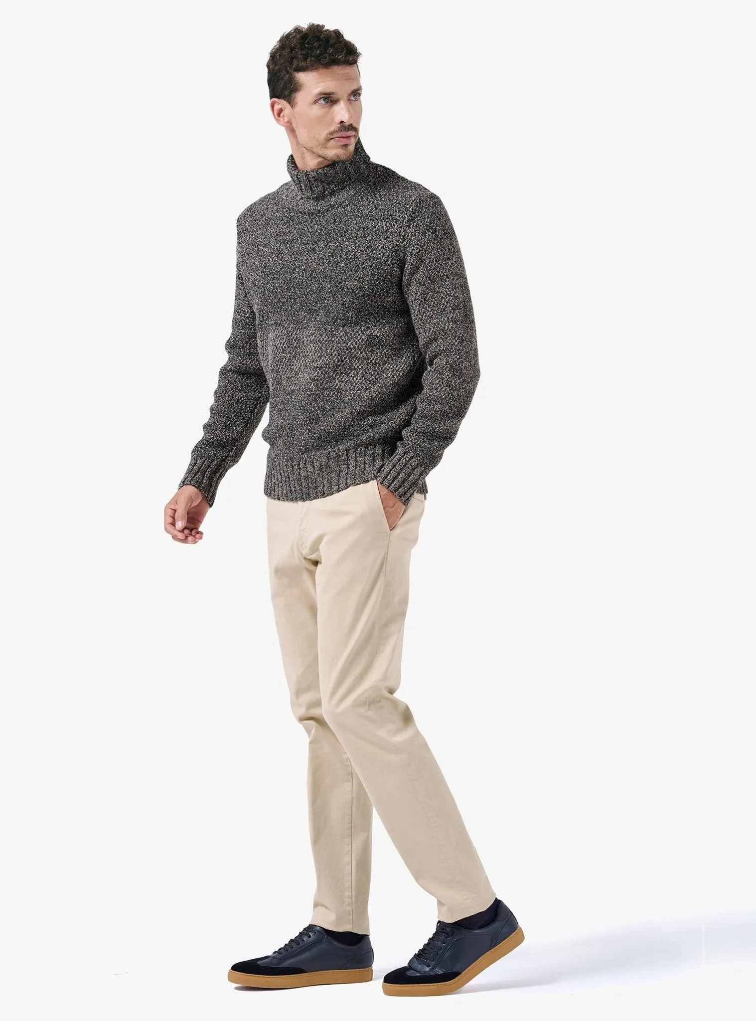 Maglia collo alto in muline - Cole