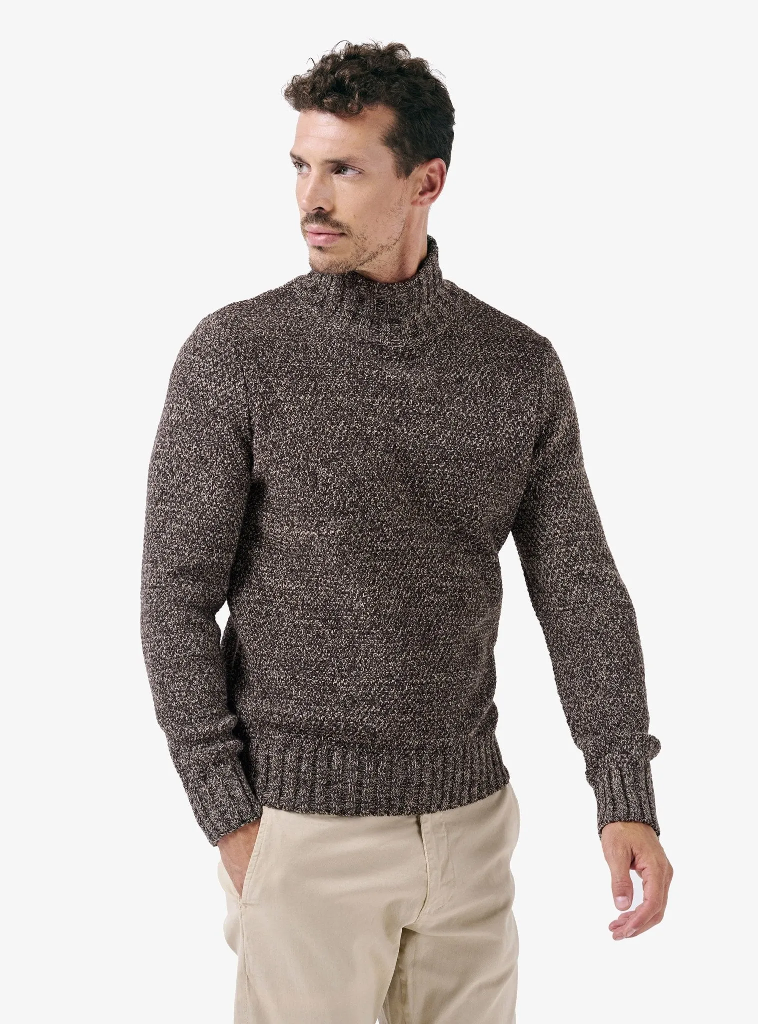 Maglia collo alto in muline - Cole