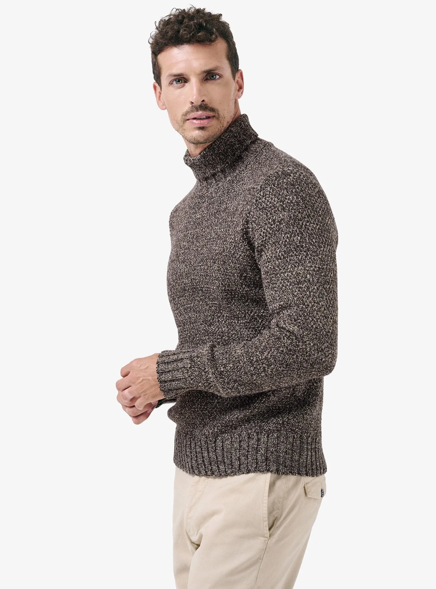 Maglia collo alto in muline - Cole