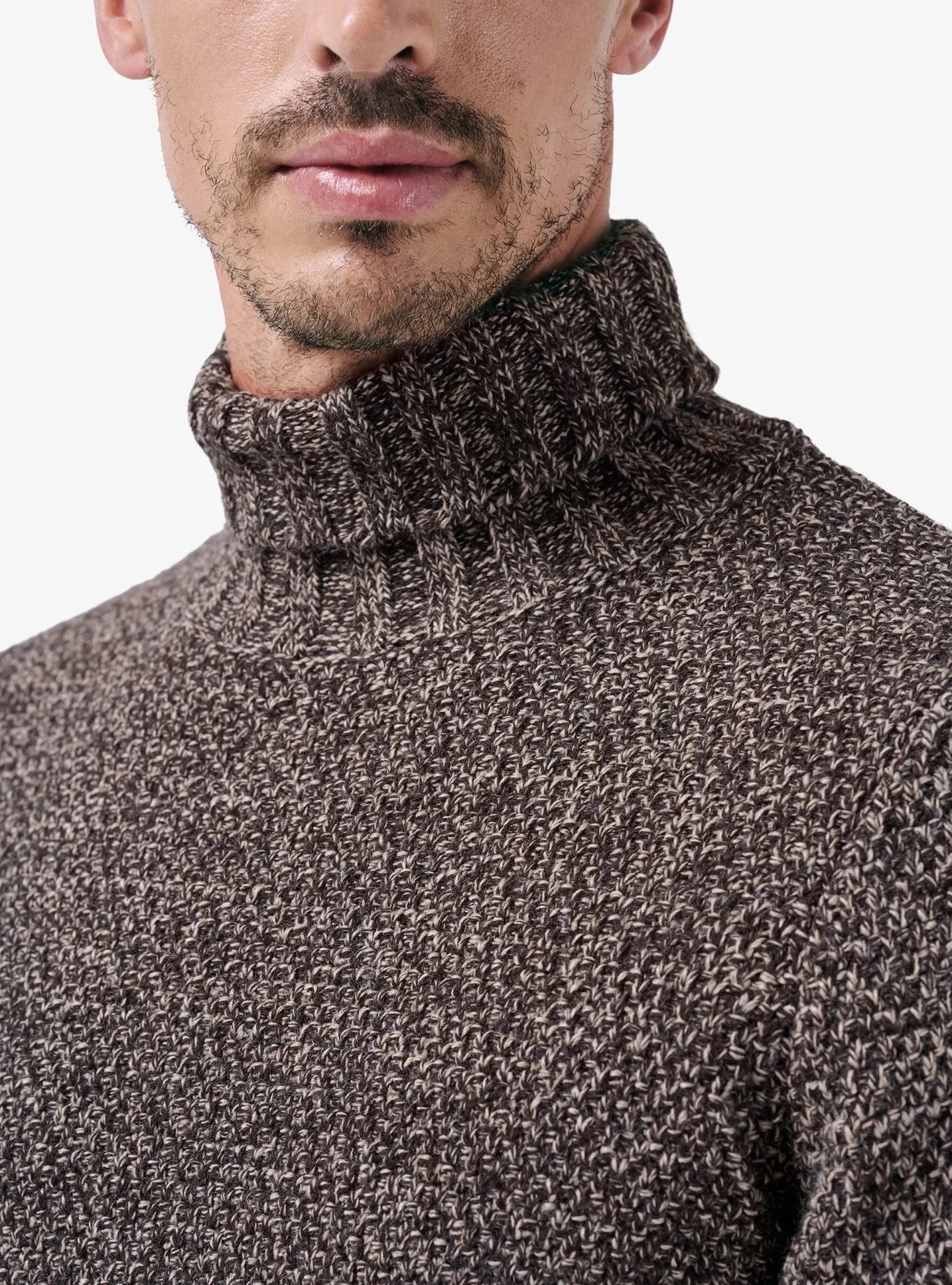 Maglia collo alto in muline - Cole