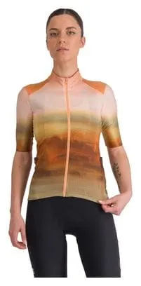 Maglia da donna a maniche corte Sportful Flow Supergiara Beige