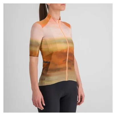 Maglia da donna a maniche corte Sportful Flow Supergiara Beige