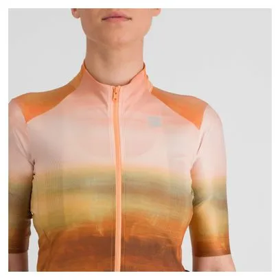 Maglia da donna a maniche corte Sportful Flow Supergiara Beige