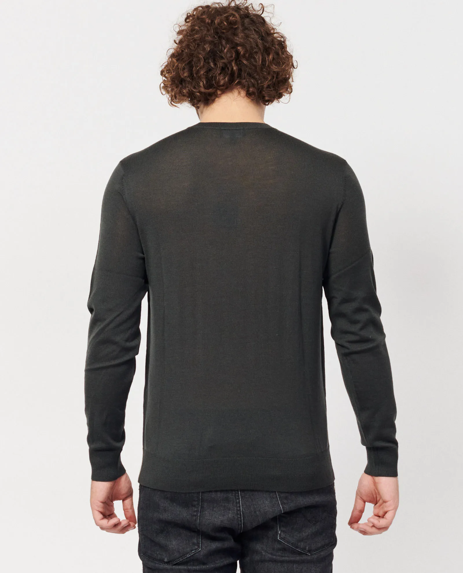 Maglia EA7 uomo con lettering laterale