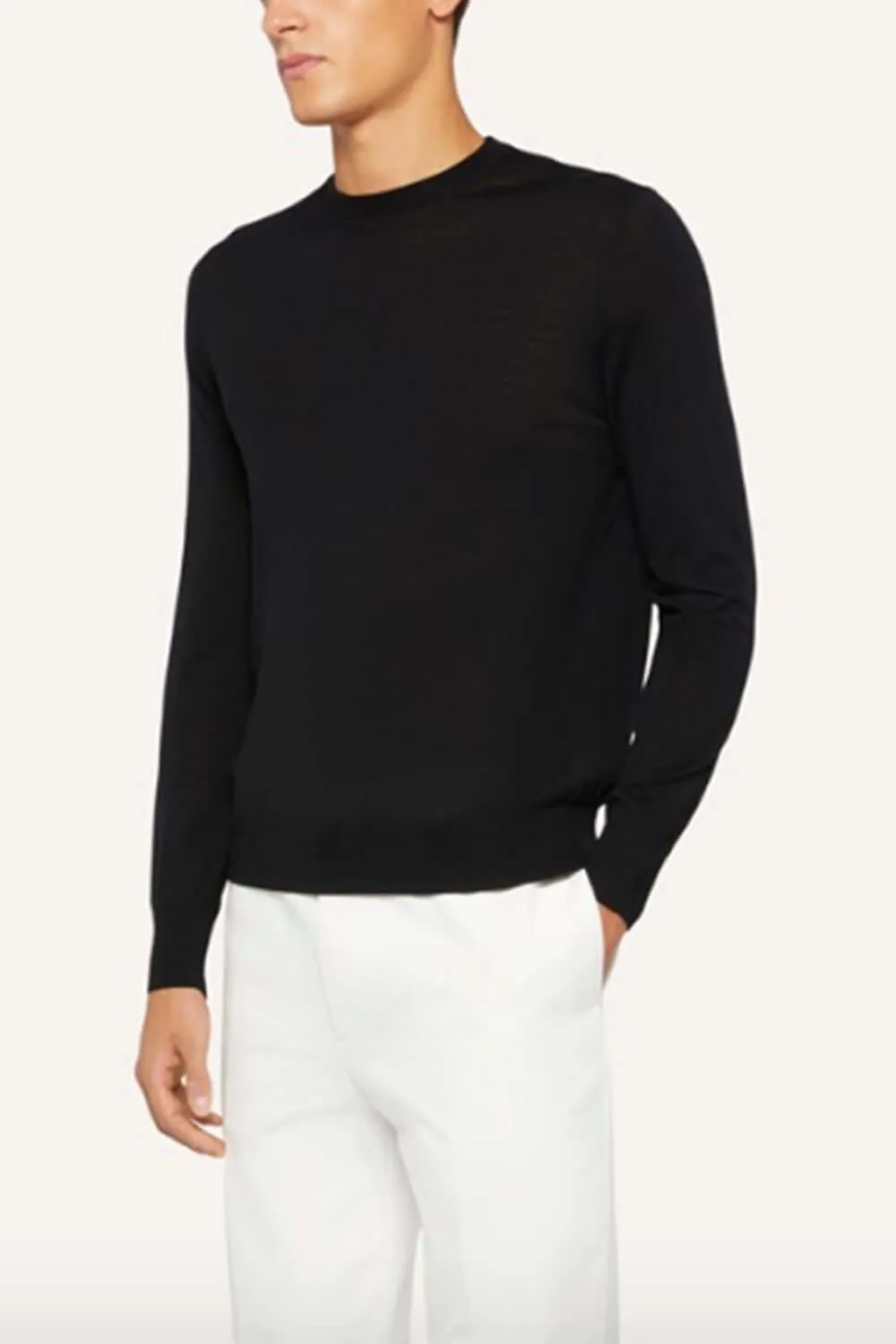 Maglia girocollo in lana - BALLANTYNE