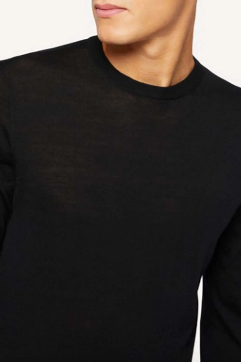 Maglia girocollo in lana - BALLANTYNE