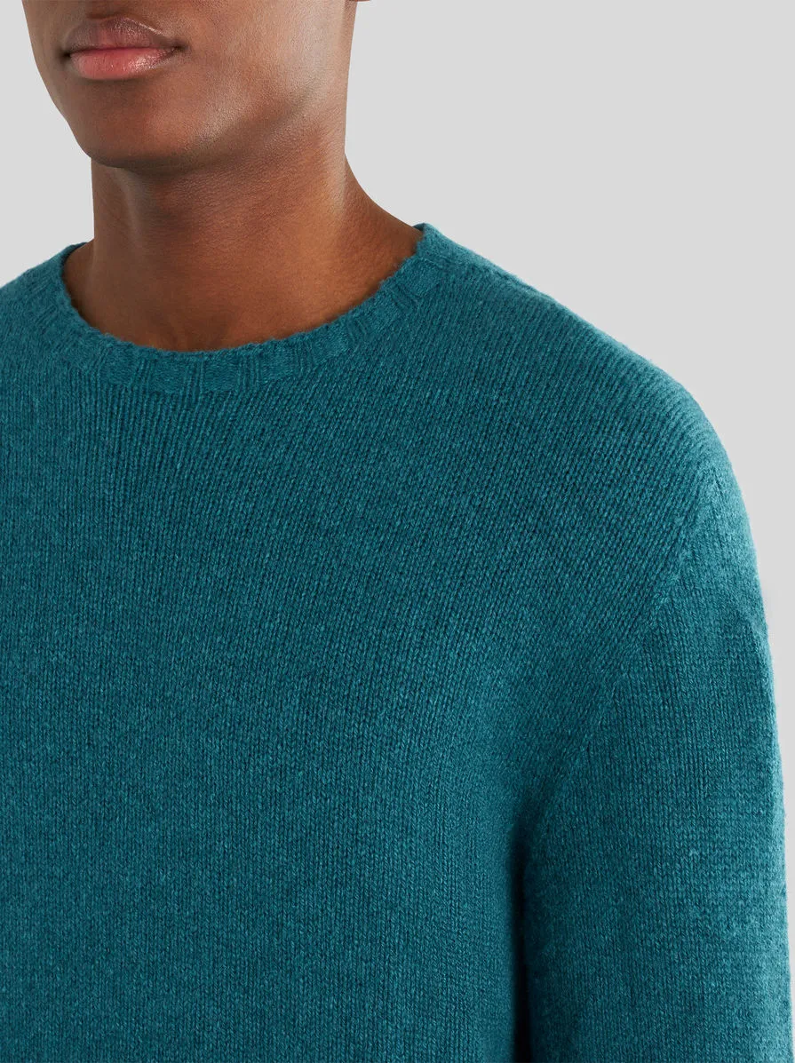 MAGLIA IN CASHMERE CON LOGO
