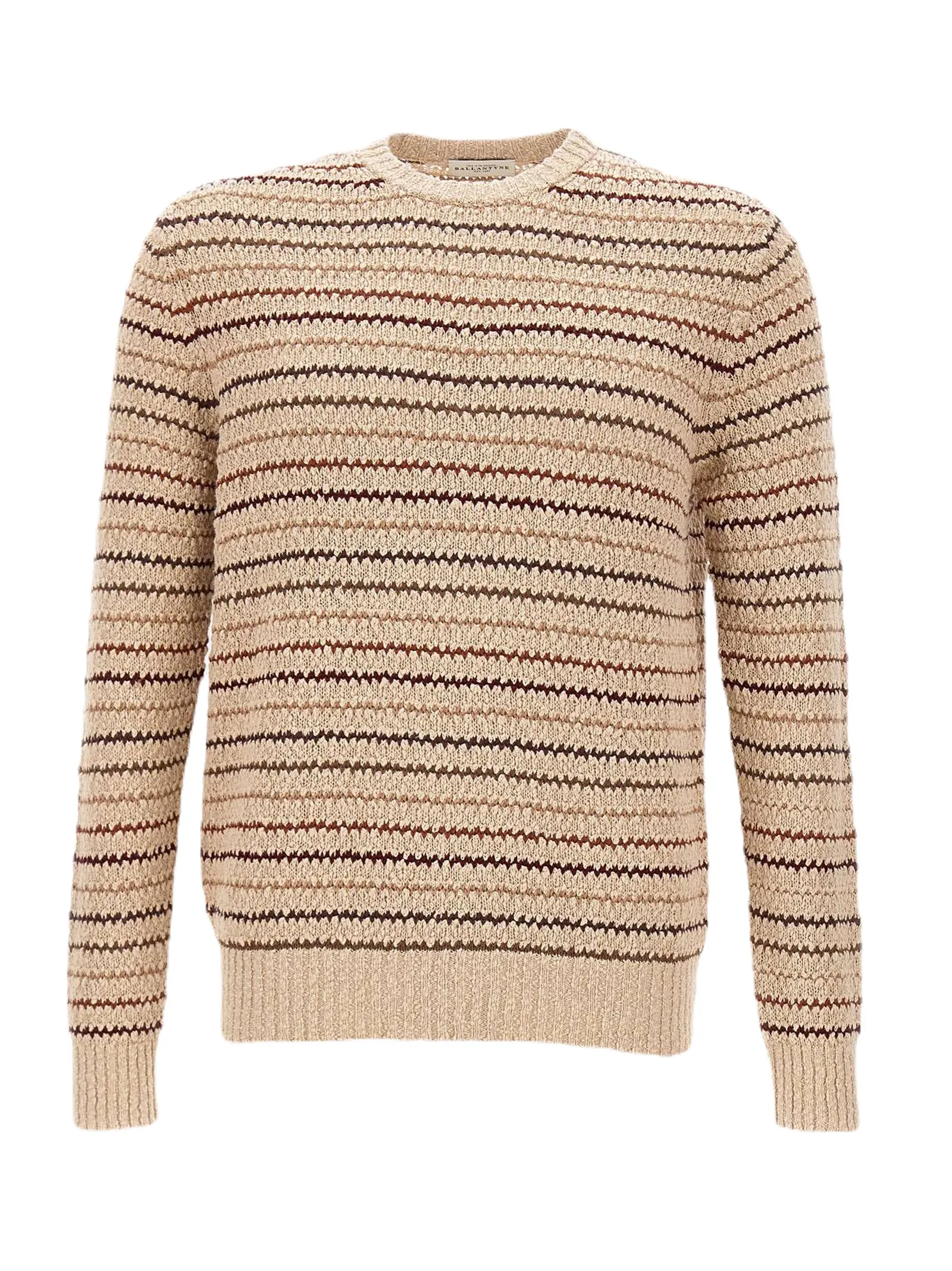 MAGLIA IN COTONE BOUCLE' BALLANTYNE  UOMO B2P1657C07194343