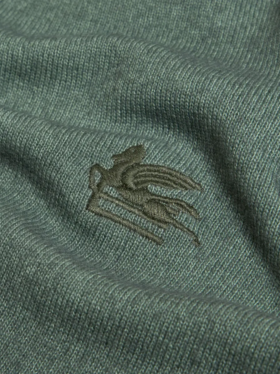 MAGLIA IN LANA CON RICAMO