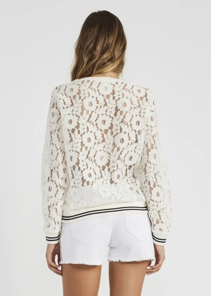 Maglia in pizzo rebrodé