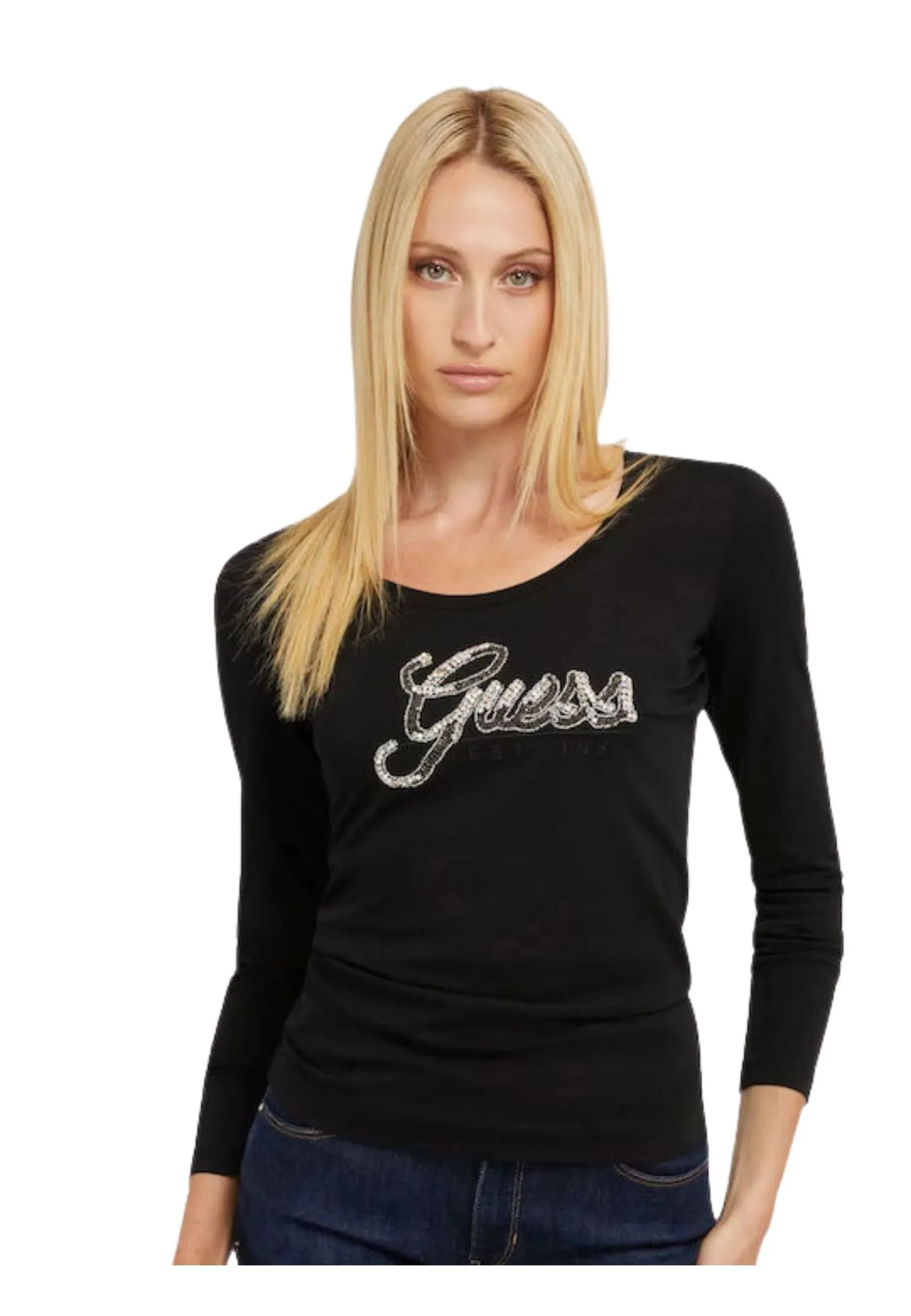 MAGLIA LOGO GUESS W3YI37J1314