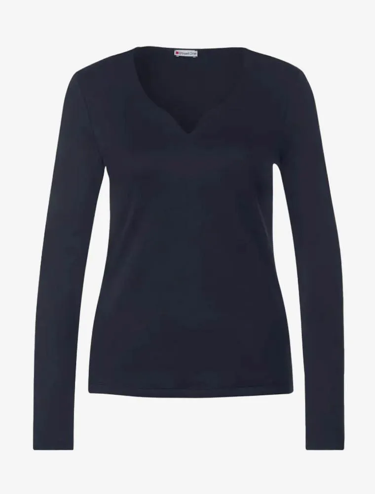 Maglia Manica Lunga Street One - Blu