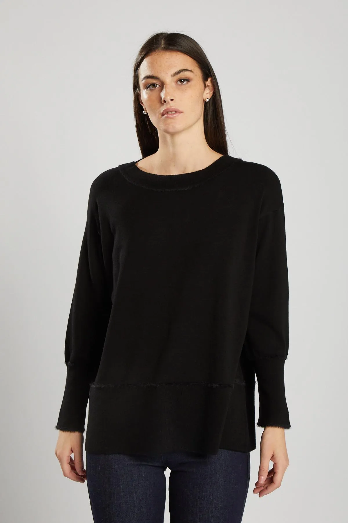 Maglia passamaneria NERO