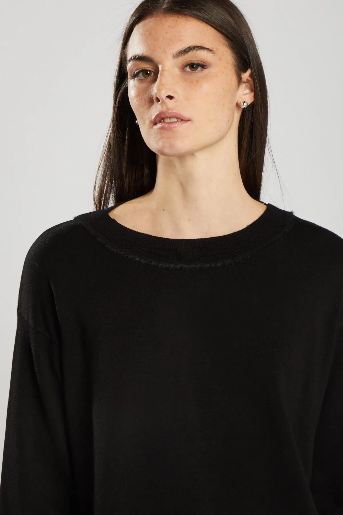 Maglia passamaneria NERO