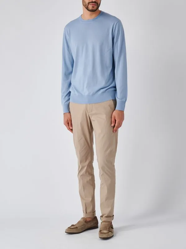 Maglia uomo Ballantyne in lana Cielo