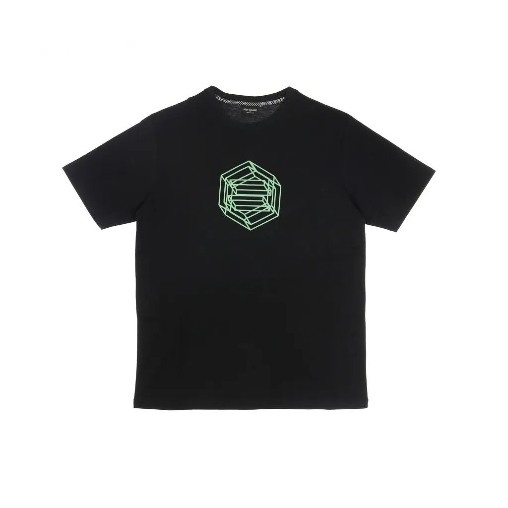 MAGLIETTA LOGO WIREFRAME BLACK