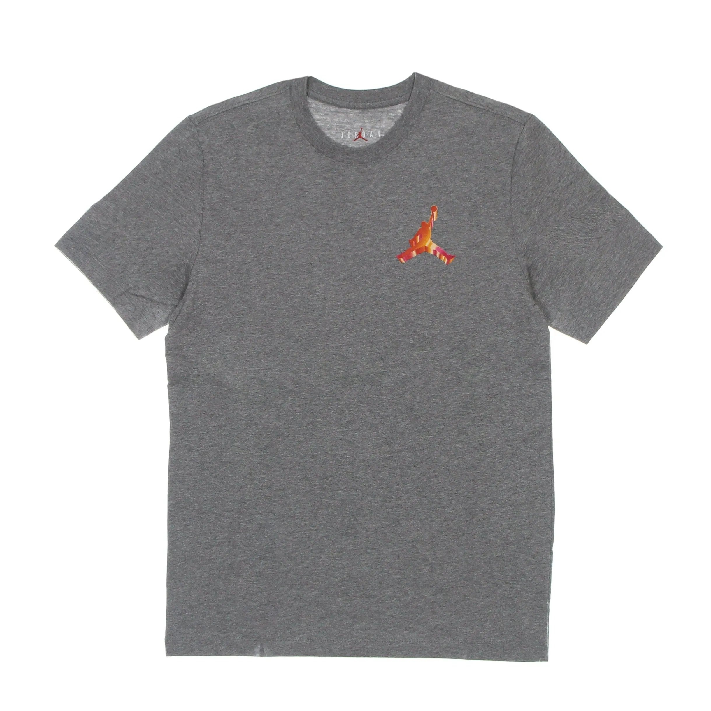Maglietta Uomo Jumpman 3d Crew Carbon Heather/light Curry