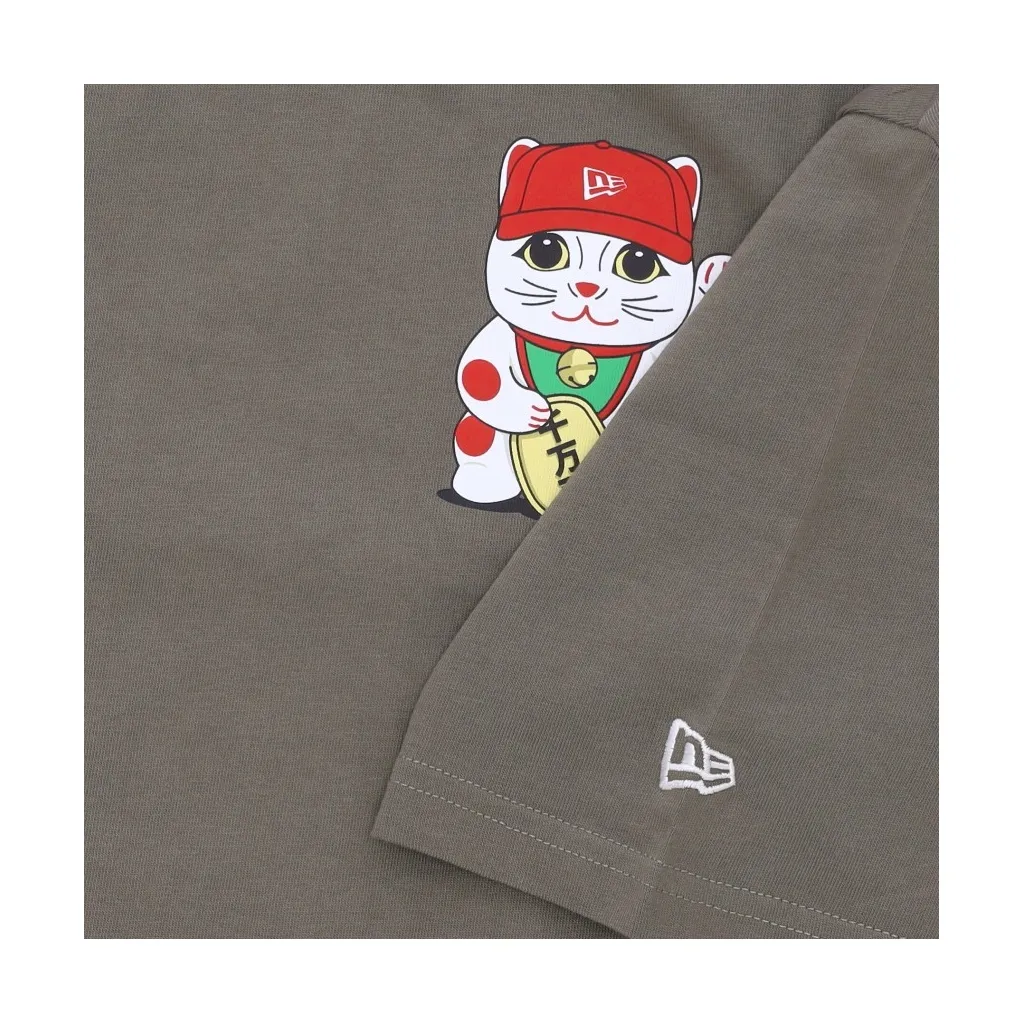 maglietta uomo ne character graphic os tee NEW OLIVE/WHITE