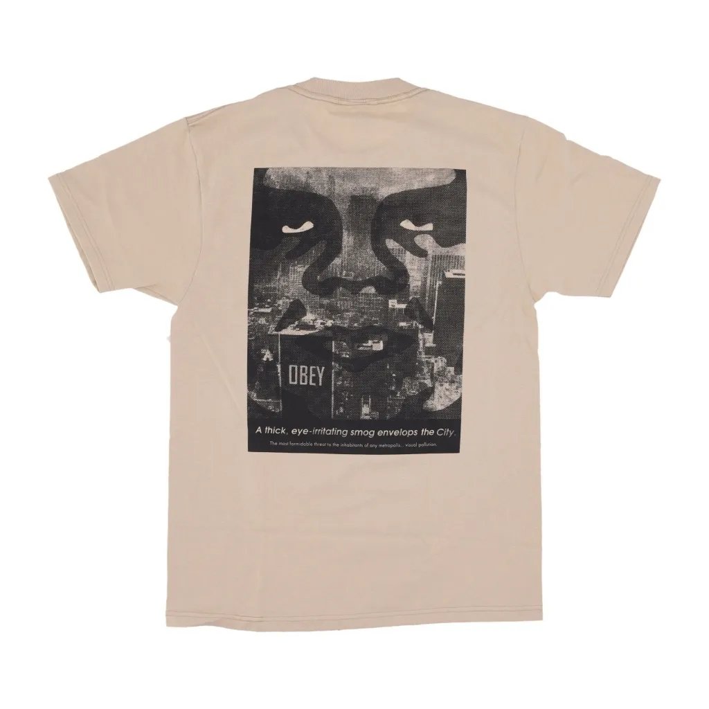 maglietta uomo nyc smog classic tee SAND