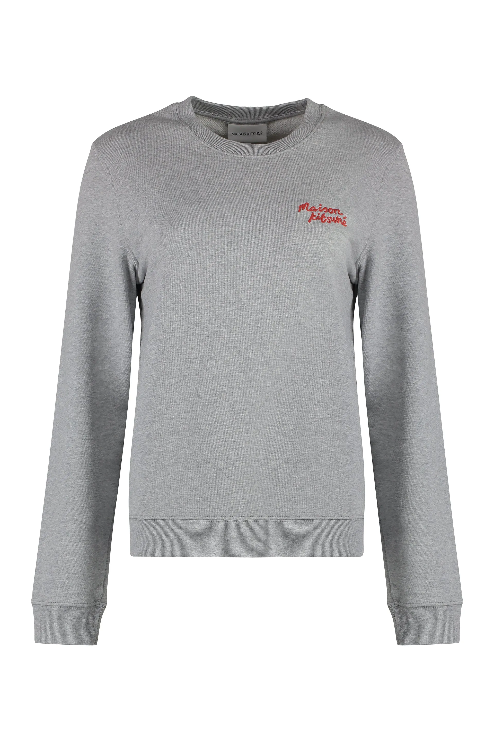 Maison Kitsuné Felpa girocollo in cotone