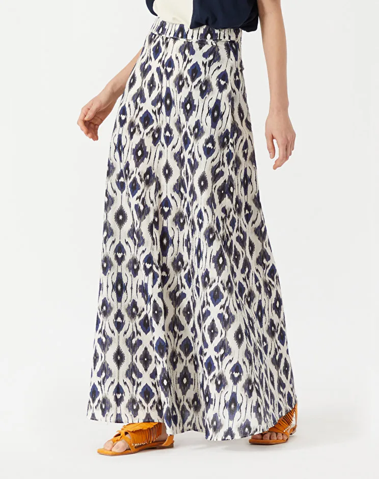 MAMILA GRACE Maxi gonna a fiori etnici