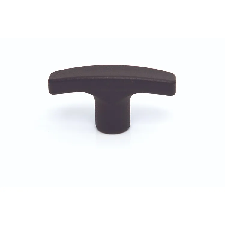 Maniglia per armadietto Nero in Termoplastico RS PRO, effetto Opaco, 80mm x 26 mm x 27mm