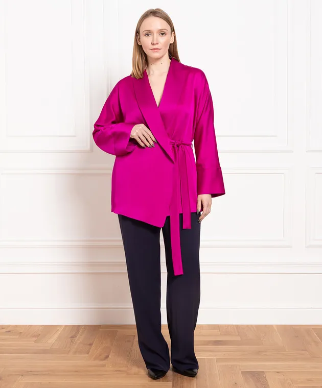 Marina Rinaldi Cardigan rosa per l'odore CANTO