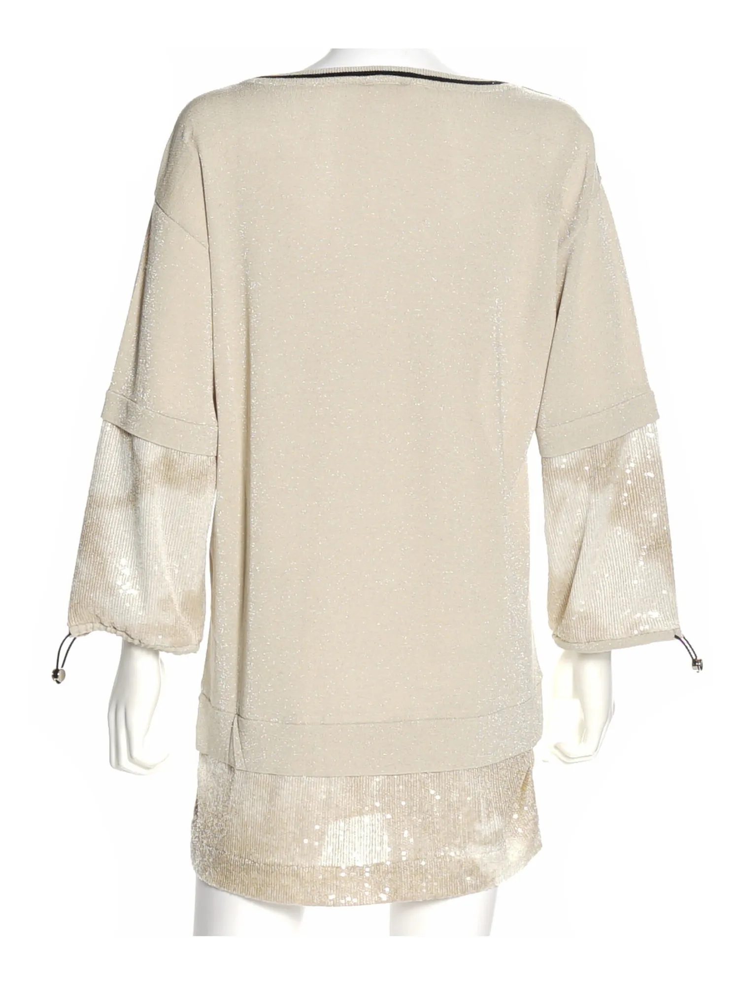 Maxi maglia a maniche lunghe Liu Jo da donna beige