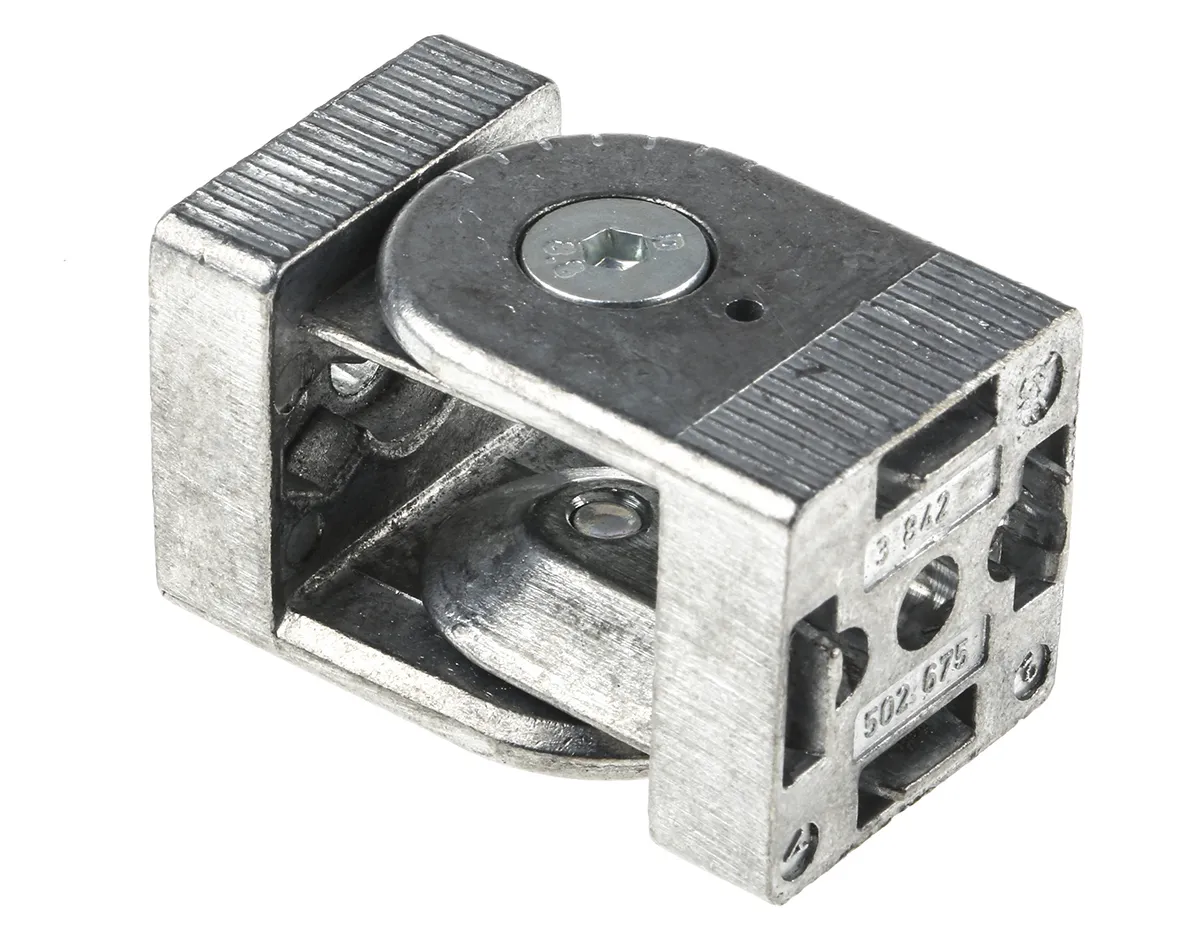 Morsetto di collegamento Bosch Rexroth in Zinco pressofuso, per profili da 30 mm, scalanatura da 8mm, M6