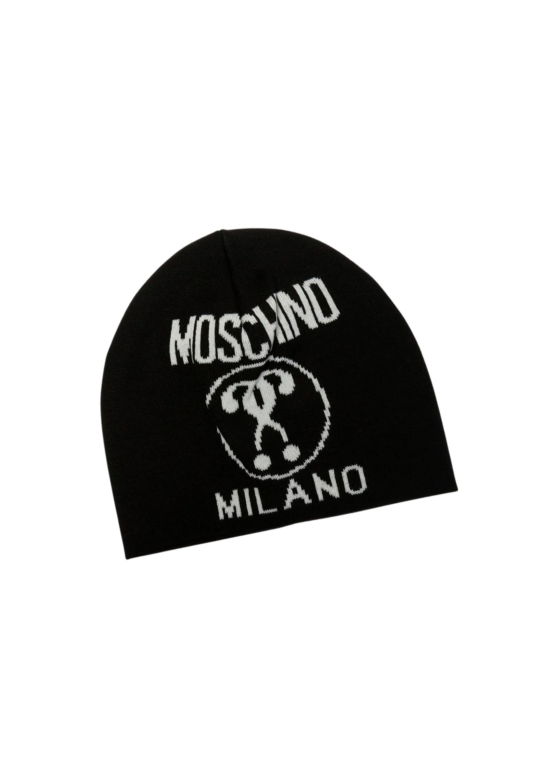 MOSCHINO Berretta Donna Black White 60016-M5146