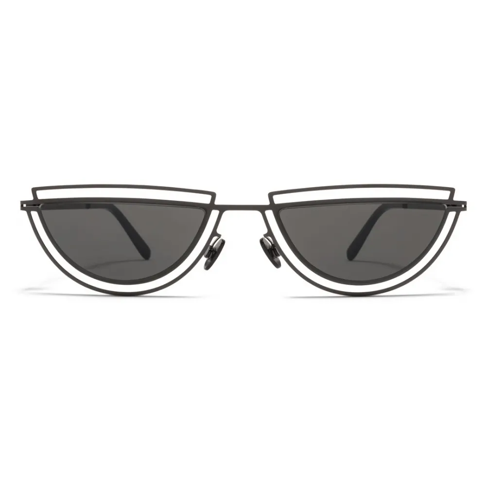 Mykita - Monogram - Mykita & Damir Doma - Nero Grigo Scuro - Metal Collection - Occhiali da Sole - Mykita Eyewear