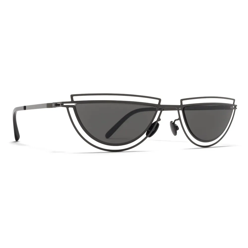 Mykita - Monogram - Mykita & Damir Doma - Nero Grigo Scuro - Metal Collection - Occhiali da Sole - Mykita Eyewear