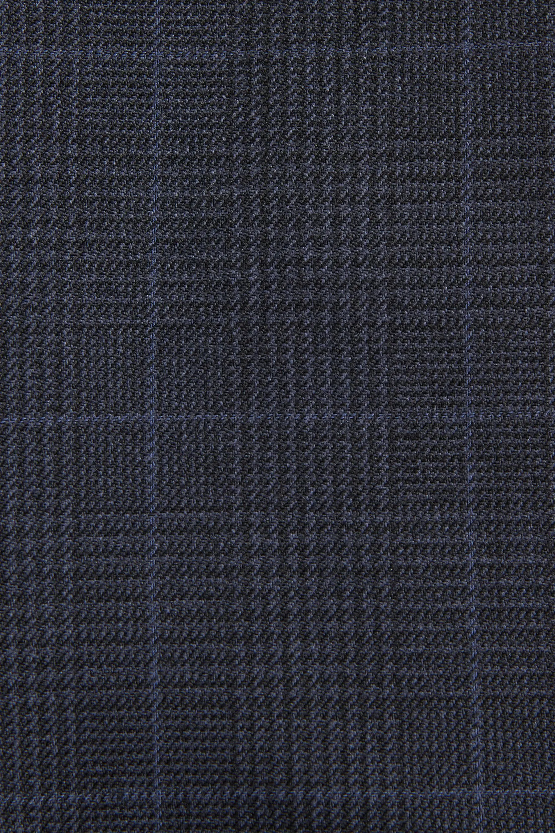 Navy  - Gilet da A quadri da completo Principe di Galles