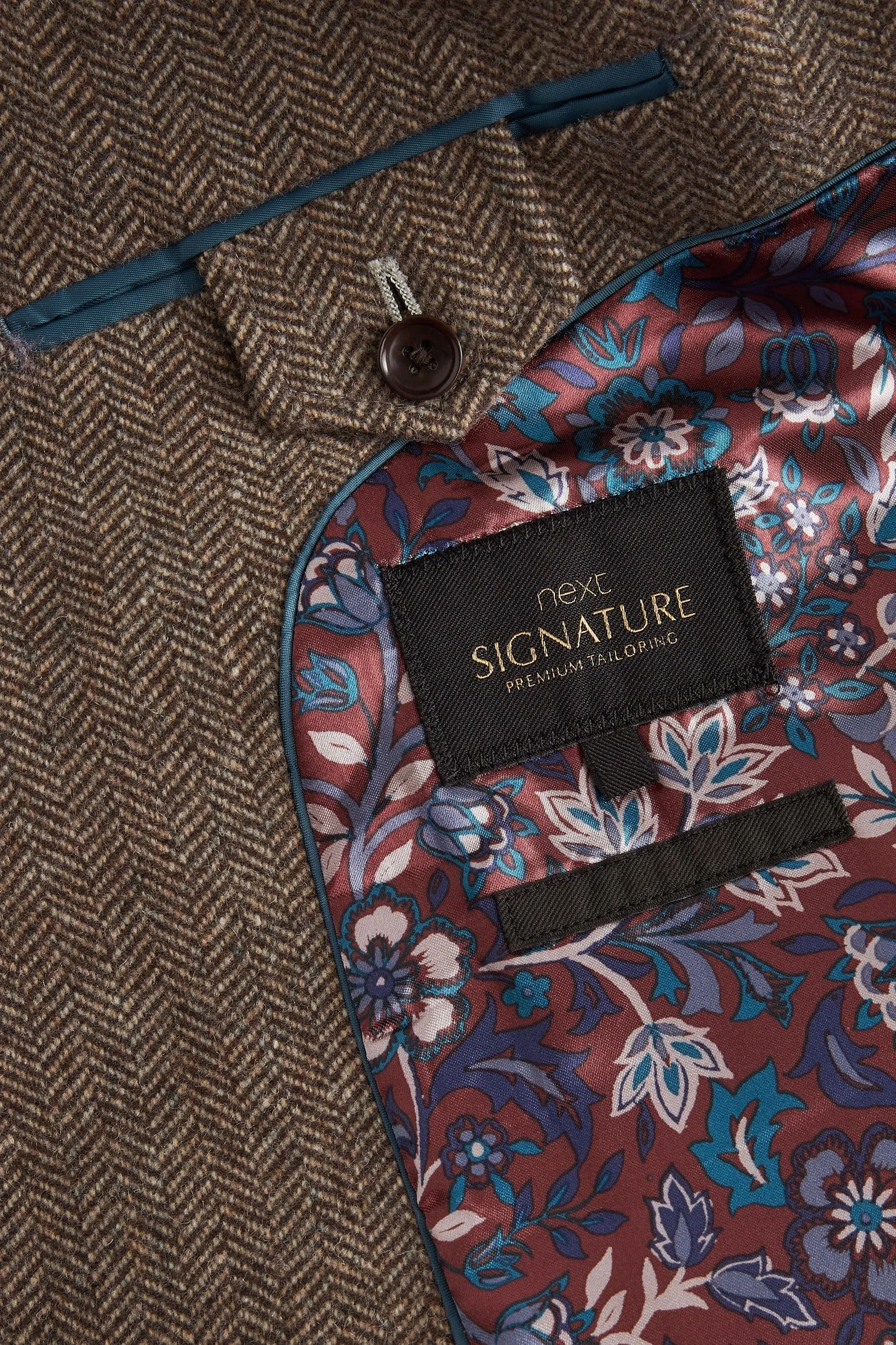 Nova Fides Signature - Blazer in lana a spina di pesce    