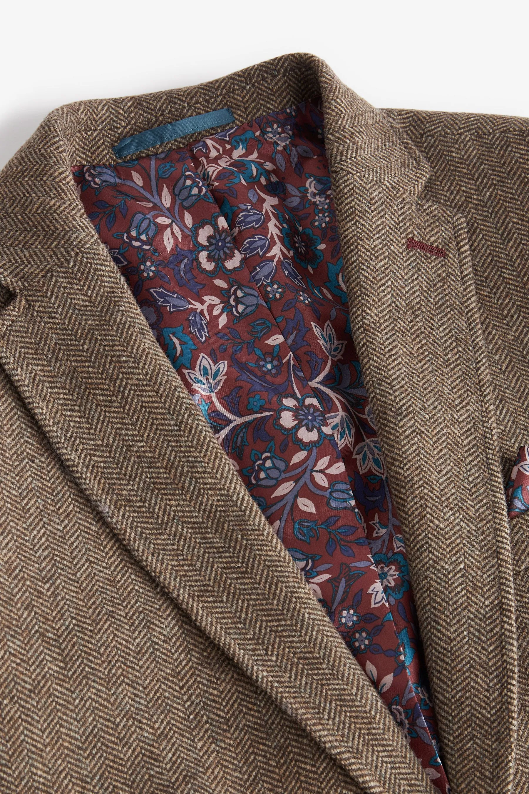 Nova Fides Signature - Blazer in lana a spina di pesce    