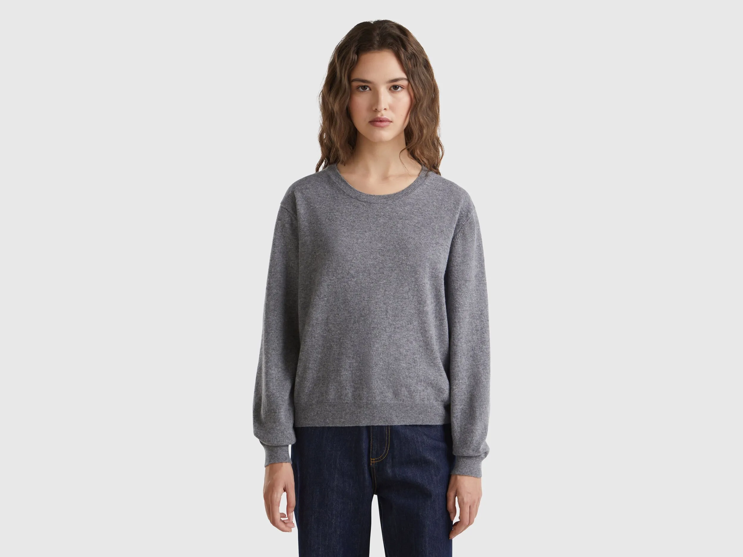 Nuovi arrivi Maglia relaxed fit in pura lana Merino