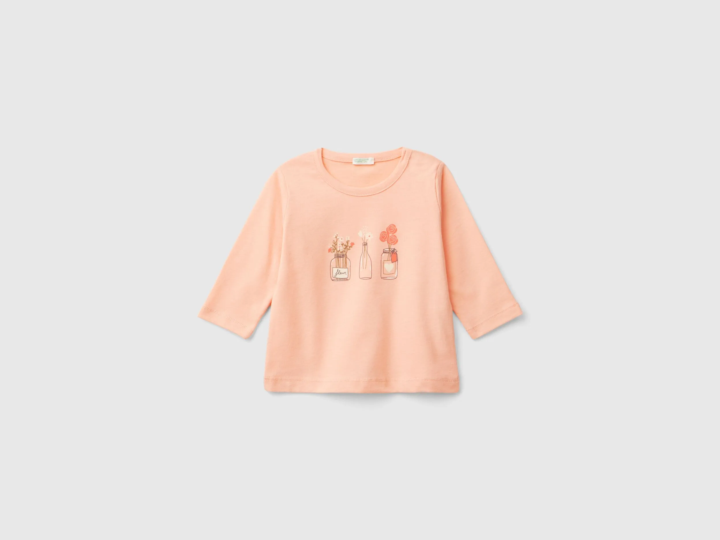 Nuovi arrivi T-shirt a manica lunga in caldo cotone bio