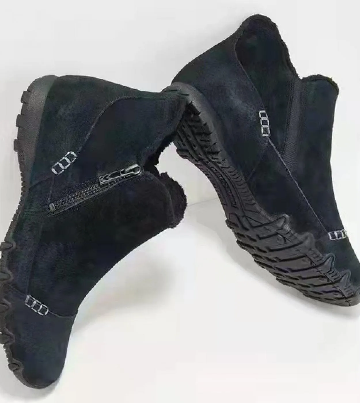 Nuovi stivali invernali di marca Scarpe da donna leopardate Scarpe casual piatte in cotone Stivaletti Addensare Stivali da neve