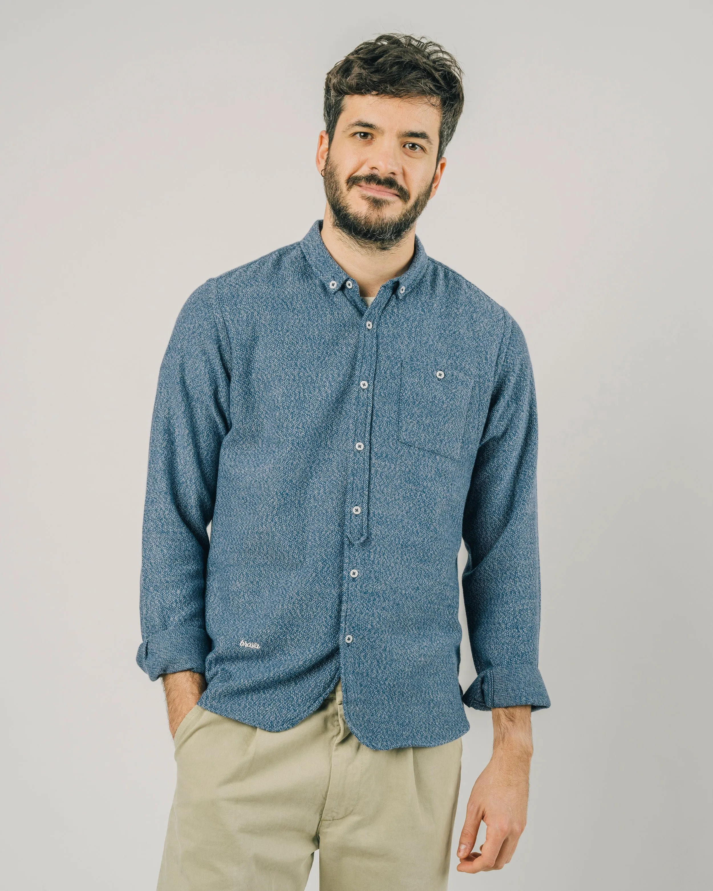 NUUK REGULAR SHIRT - BLUE