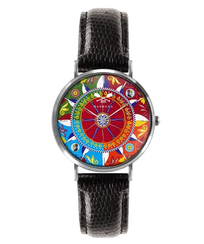 OROLOGIO SICILY MULTICOLOR dm. 36,5 NERO
