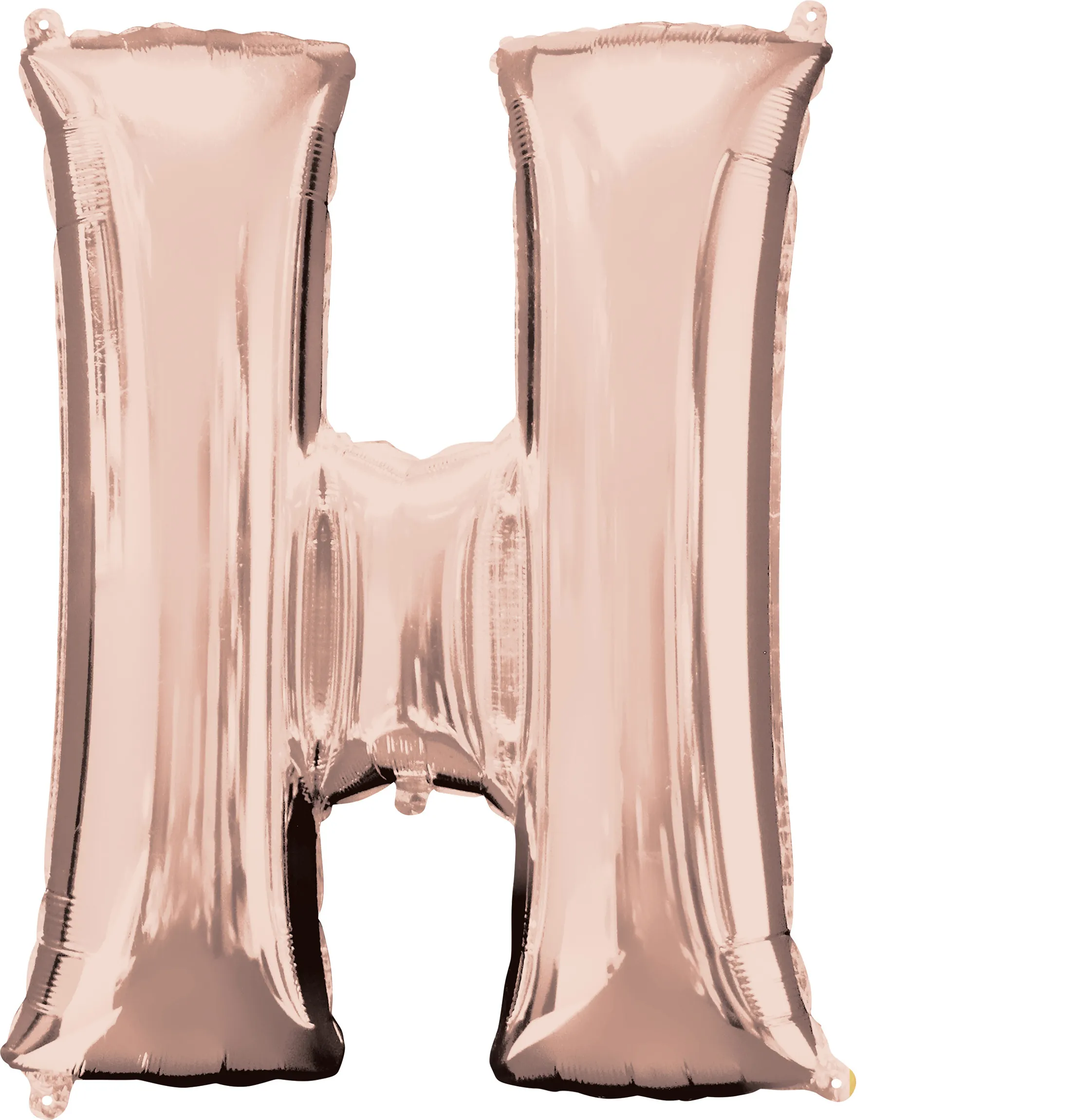 Palloncino Foil Lettera H Oro rosa 81 cm