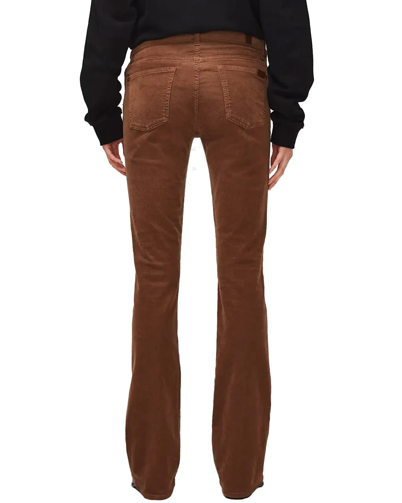 Pantalone Bootcut Mocha velluto marrone