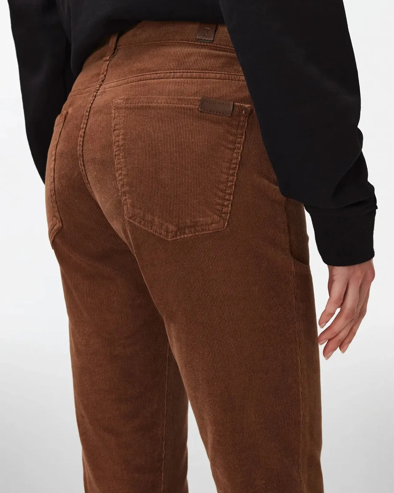 Pantalone Bootcut Mocha velluto marrone
