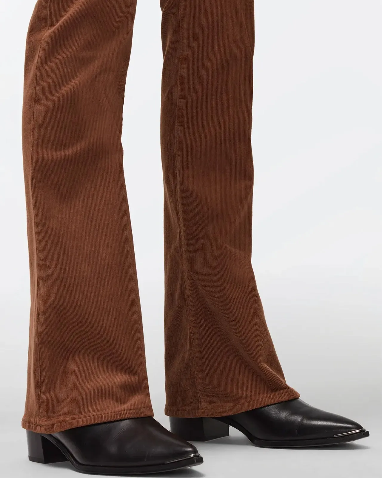 Pantalone Bootcut Mocha velluto marrone