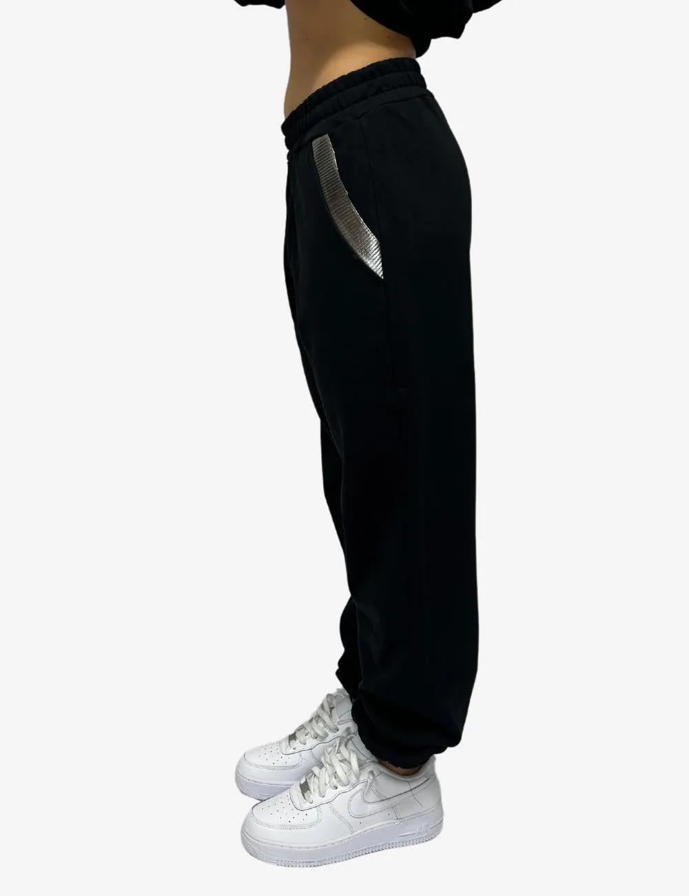 Pantalone Jayci' in felpa con placcatura donna