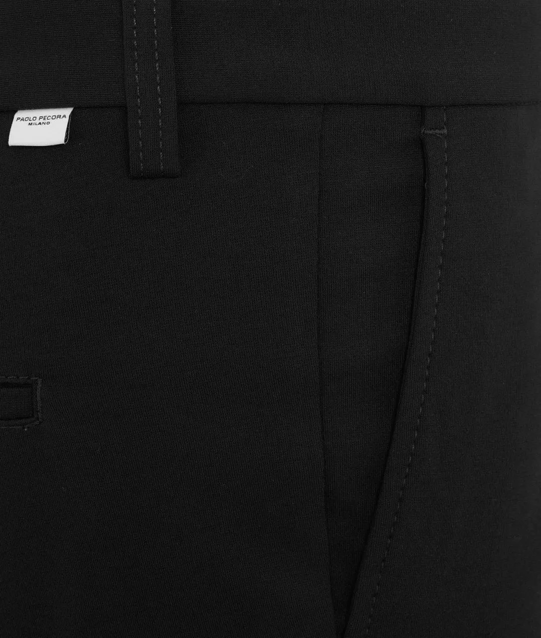 Pantaloni in jersey nero nero