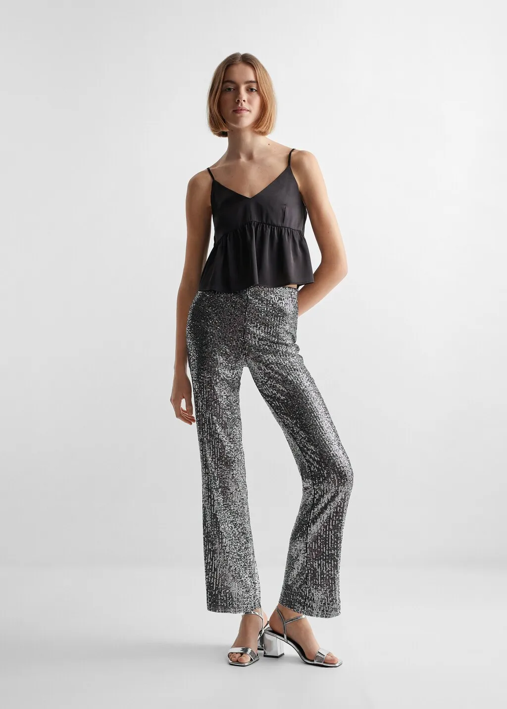 Pantaloni paillettes