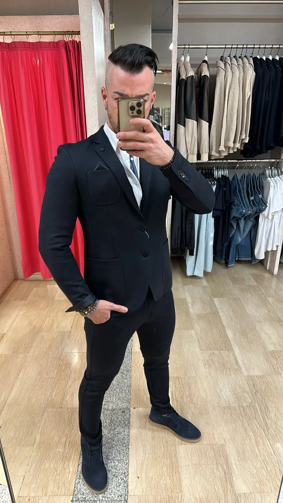 Pantaloni XAGON MAN color BLU disponibili anche con giacca e gilet in coordinato