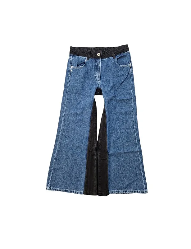 PATRIZIA PEPE     Jeans blu con dettagli neri Patrizia Pepe