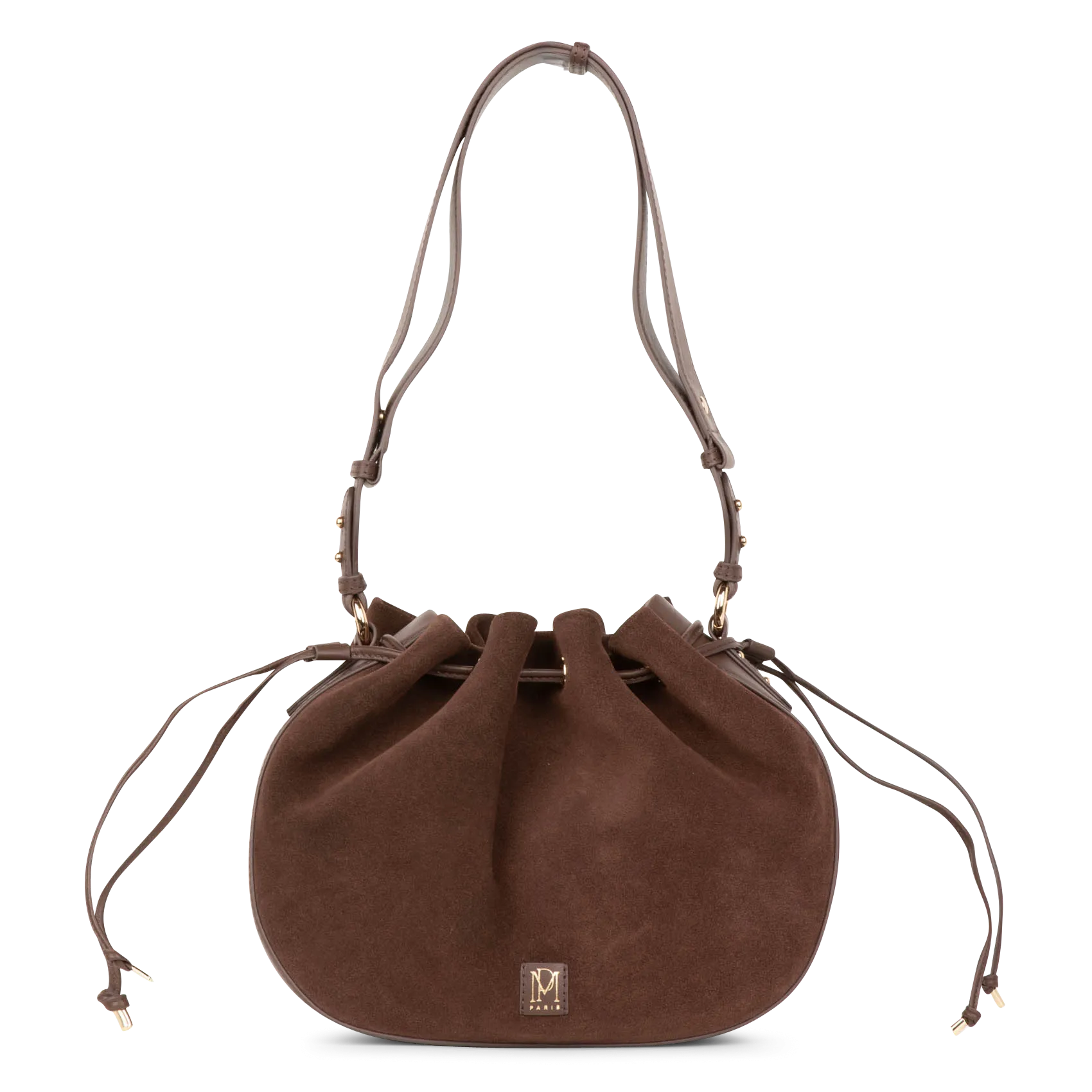  PETITE MENDIGOTE   SAULINE - Borsa in pelle scamosciata | Marrone